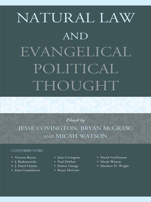 cover image of Natural Law and Evangelical Political Thought